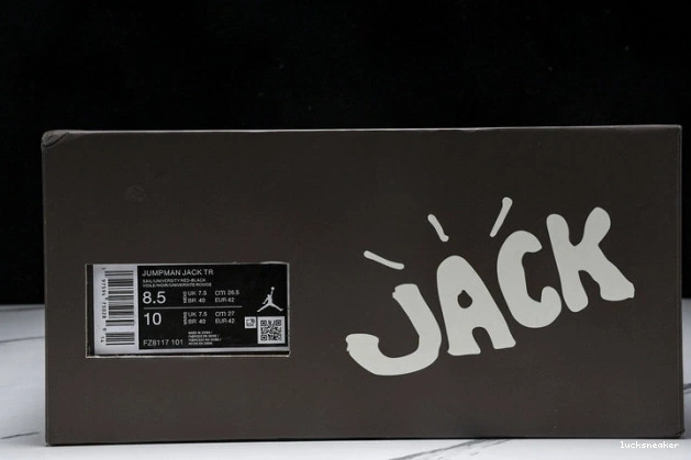 Reps LUCY x Jack FZ8117-101 University Travis Scott TR Red Jordan Jumpman 0731